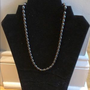 Black Beaded Necklace